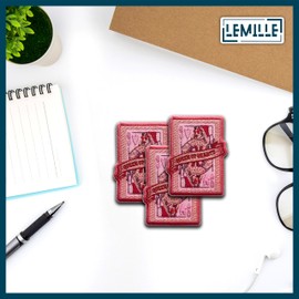 LEMILLE Queen of Hearts Patch, 3 Inches Sew On Iron On Patches Queen Card Embroidery Patches for Clothes Backpacks Hats Jeans Bags, Funny Cowgirl Embroidered Patches, Valentines DIY Patch for Adults