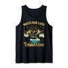 Summer Vacation Retro Mountain Tennessee Watts Bar Lake Tank Top