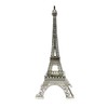 Allgala 6" Eiffel Tower Statue Decor Alloy Metal, Silver