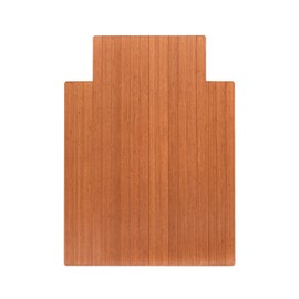 Anji Mountain Office Chairmat Thickest & Sturdy Bamboo Chairmats Highly Premium Quality Anti-Slip Heavy Duty for Multi-Purpose Hardwood Floor Office & Home Floor Protector Office Chair mat-5mm Thick