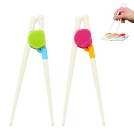 2 Pairs Kids Chopsticks,Kids Training Chopsticks,Reusable Chopsticks for Kids Childrens Chopsticks Chopsticks Helper Easy to Use Chopsticks Toddler Chopsticks for Beginners