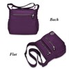 LassZone Nylon Crossbody Bag for Women Multi Pocket Casual Messenger