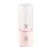 Juicer Machine Portable 500ml Mini Pink Juice Extractor 6 Leaf