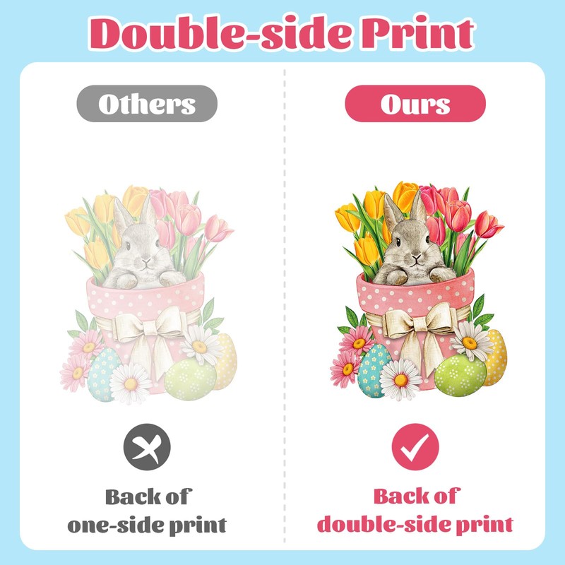 9 Sheets Easter Window Clings, Easter Window Stickers Decorations Spring