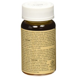 Grumbacher Quickdry Medium for MAX Water-Mixable Oil Paints, 2-1/2 Oz. Jar, #5932