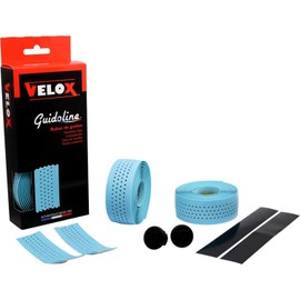 Velox Soft Grip G308K08 Bar Tape, Bicycle, Soft Grip, Less Painful Hands, Sky Blue, For Comfort, 3.1 oz (89 g), Drop Handle, Road Truck, Pista, Touring, *End Plug/Tape Included, 0.7 x 1.2 x 0.1 inches (1.9 x 30 x 2.5 mm)