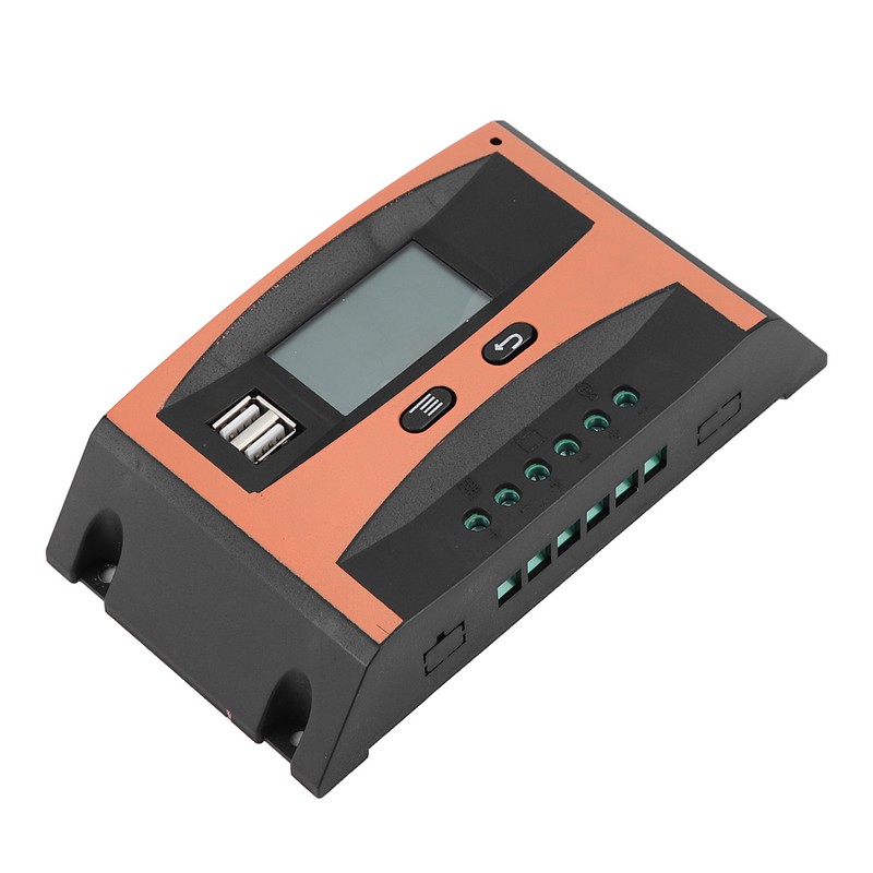 12V/24V MPPT Solar Panel Regulator LCD Screen Auto Battery Controller