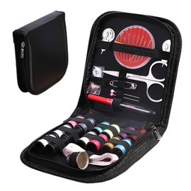 Kryzulax Travel Sewing Kit, Sewing Accessories, Mini Sewing Kit, Travel Sewing Kit, Includes Sewing Thread, Needles, Scissors, Sewing Accessories, Buttons etc., for Adults, Beginners, Families, Travel