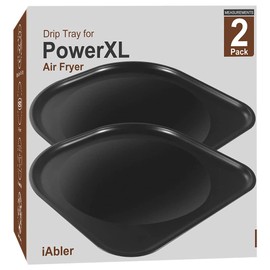 Genuine Air Fryer Drip Tray for PowerXL Air Fryer Replacement Drip for PowerXL 10 Qt Vortex Air Fryer Pro, Pro Plus, 6Qt Power AirFryer Pro, Oven Deluxe,Oven Pro, 8Qt Power AirFryer Pro, NonStick
