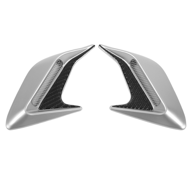 Pair Hood Side Air Vent Grill Decorative Cover Self Adhesive