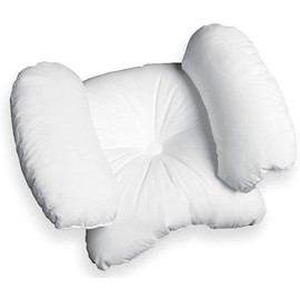 Allstar Innovations Dream Wing Pillow with Wings - Memory Foam Wedge Pillow - 10.24 x 10.63 inches - White - Soft - Multi Position Sleeper - Machine Washable