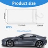 Dickno 2 PCS Handicap Placard Holder, 11.6" x 5" Ultra
