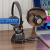 KEMEILE Wireless Bluetooth Headset with Microphone AI Noise Cancelling for