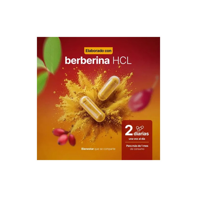 Berberina Cápsulas 500mg Pure Berberine Life Sabor