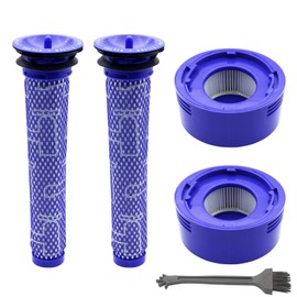 KENSHIRE 4 Pack Vacuum V7 V8 post filters compatible for Dyson V8 V8+ V7 hepa filters Absolute Animal Motorhead filters replacement parts