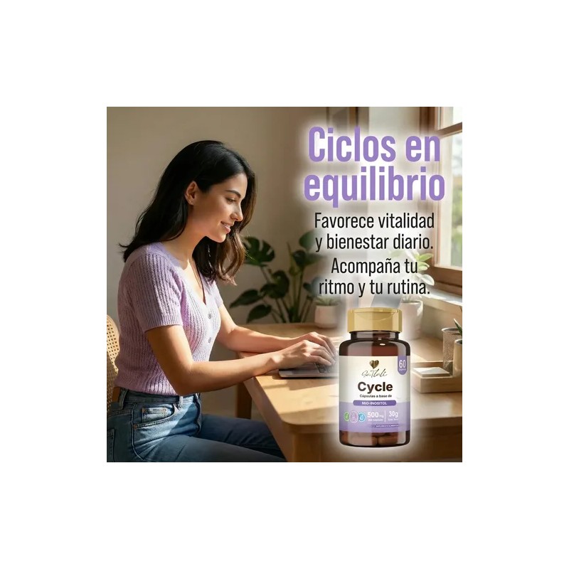 Inositol Mio-inositol 500mg 60cap Mujeres Ga Tlali Sin Sabor