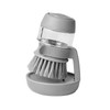 Soap Dispensing Kitchen Brush with Storage Stand Holder