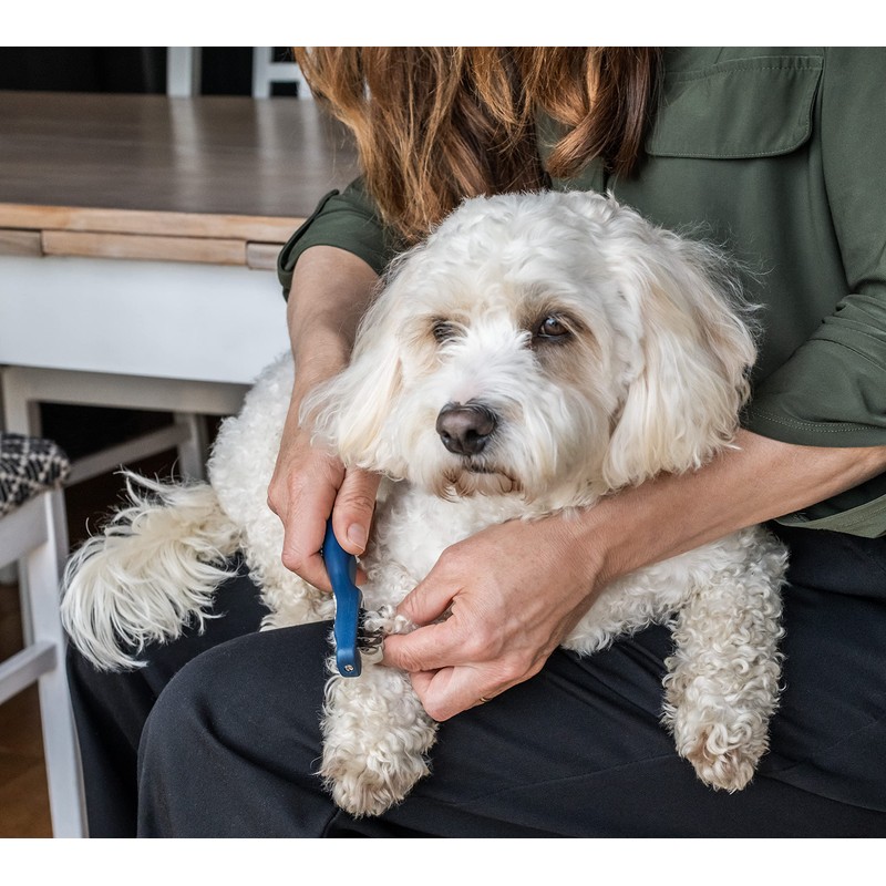 Mikki Doodles Dog Grooming De-Matting Tool, Heat Treated Micro Serrated