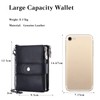 PORRASSO Leather Wallet RFID Protection Women's Wallet Credit Card Holder