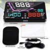 Pyle Universal 5.5’’ Car HUD Head-Up Display Multi-Color Windshield Screen