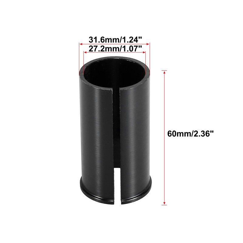 X AUTOHAUX 27.2 to 31.6mm Bicycle Bike Seat Post Tube