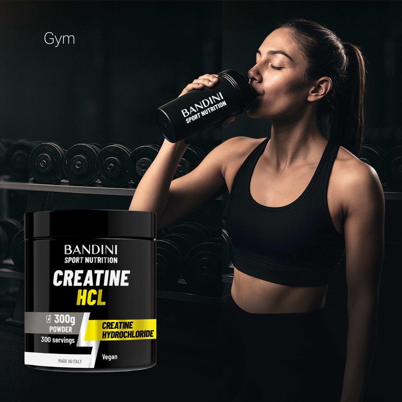 Bandini® Creatine HCL Powder 300g - Very Strong and Intense