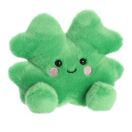 Aurora Aurora? Adorable Palm Pals? Chance Clover? Stuffed Animal - Pocket-Sized Play - Collectable Fun - Green 5 Inches