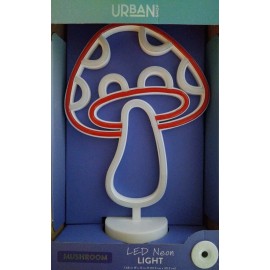 URBAN SHOP Mushroom LED Neon Light ~ Style #WK641422 ~ 12" Height