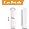 MOROBOR Clear PU Self-Adhesive Pulls, 4 Pcs Recessed Finger Pulls