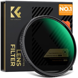 K&F Concept 58mm True Color Variable ND Filter ND2-32, Ultra Low Reflection Neutral Density Adjustable ND Lens Filter Nano-coating Waterproof (Nano-X Series)