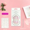 Pink Gradient Press on Nails Medium Oval Glue on Nails