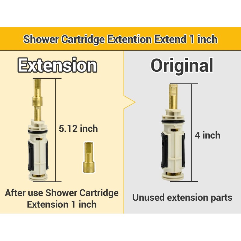 96945WR Single Handle Extension Kit Faucet Replacement,Compatible with Moen Posi-Temp