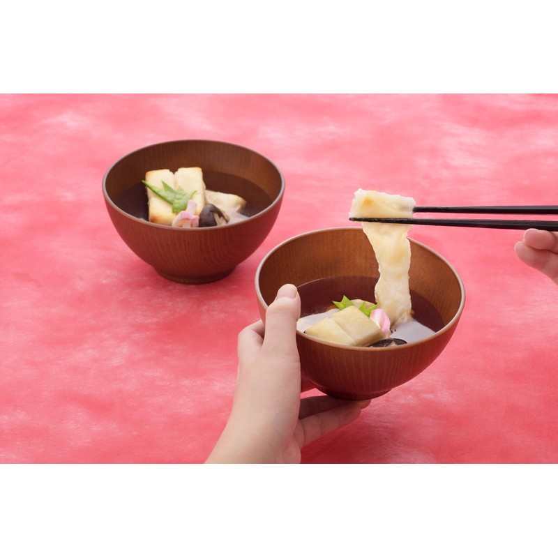 Showa Soup Bowl, Large Set, 2 Pieces, Tableware, Crack Resistant,
