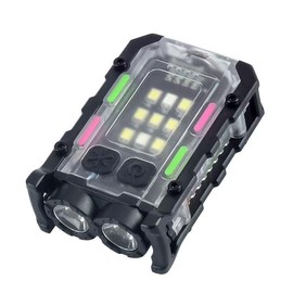 Multi-functional Mini EDC Light, 9 High Brightness, LED Flashlight, Magnet & Clip, Attachable to Hat, Ultra Small, Lightweight, Waterproof, Flashlight, 8 Modes, Outdoors, Fishing, Climbing, Power