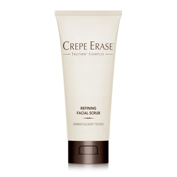 Crepe Erase Refining Facial Scrub with TruFirm Complex for Dry, Crinkly Skin - Promotes Healthy Collagen and Elastin - 6oz