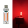 poteital Dimmable Red USB Touch Control Led Lights For Car,