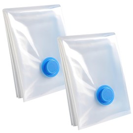 TNSLAND 2 Stück Vakuumbeutel Extra Groß (130x100cm),Reise-Kompressionsbeutel,Wiederverwendbar Kleiderbeutel,Vakuumbeutel für Kleidung, Decken, Handtücher,Kleidung Bettdecken