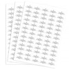 5 Sheets - 65 Labels Stickers Per Sheet, A4 White
