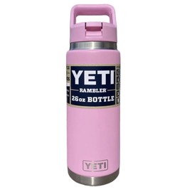 Yeti NEW Yeti POWER PINK Rambler 26 oz bottle Power Pink Color Matched Straw Cap NWT