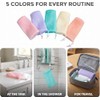 Bolsa De Jabón De Malla Exfoliante, 5 Unidades, Con Espuma
