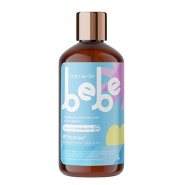 Fitomex Crema de Bebé, Hidratación 24h con Albaricoque y Manzanilla, 370 ml