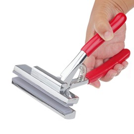 Timsec Canvas Stretcher Pliers, Upholstery Staple Remover and Tack Puller Tool Combo, Professional Canvas Pliers with Spring Return Handles, 4-3/4" Wide Grip, for Stretching Clamp Art Oil Painting