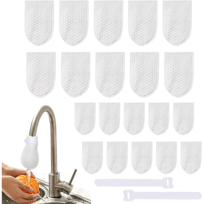 Faucet Splash Bags - Juego de 20 piezas, cubiertas para