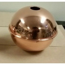 POLISHED COPPER BALL  quality made 4'' for weathervane/ LIGHTENING ROD