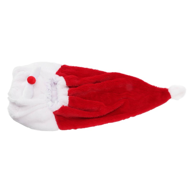 Christmas Helmet Cover Plush Scratch Proof Motorcycle Helmet Hat for