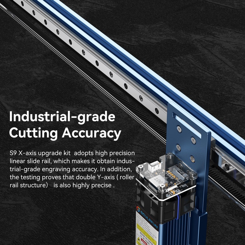 SCULPFUN S6/S6PRO/S9 X-axis Linear Guide Upgrade Kit High Precision Industrial