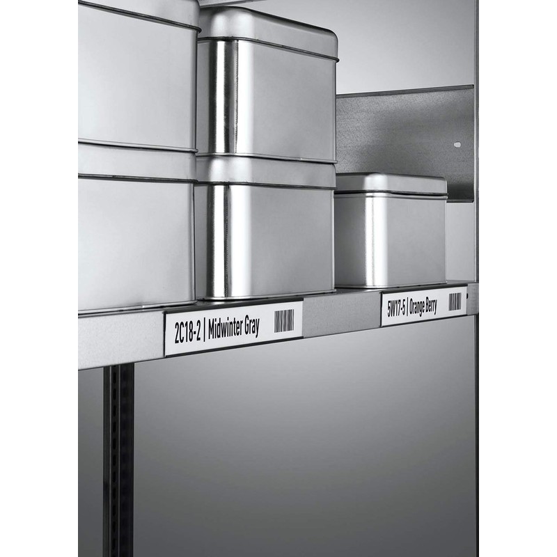Durable Magnetic C Profile with Labels 200 x 40 mm