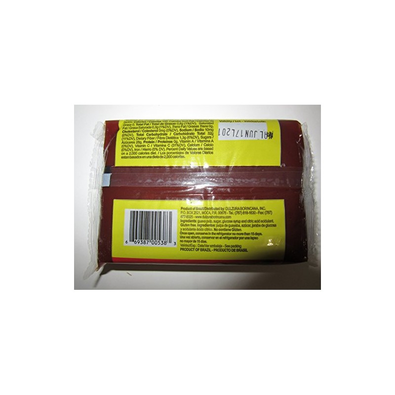 Dulzura Borincana Guava Paste Bar 14 Oz