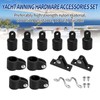 ZUDKSUY 12Pcs Boat Bimini Top Hardware Set, 7/8 Inch Nylon