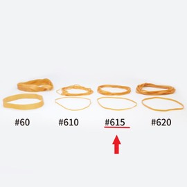 Rubber Band #615 < 1.8 oz (50 g) Transparent Bag > American Color Thick Width Small Volume Packaging Rubber Band All Sizes 73 Republic